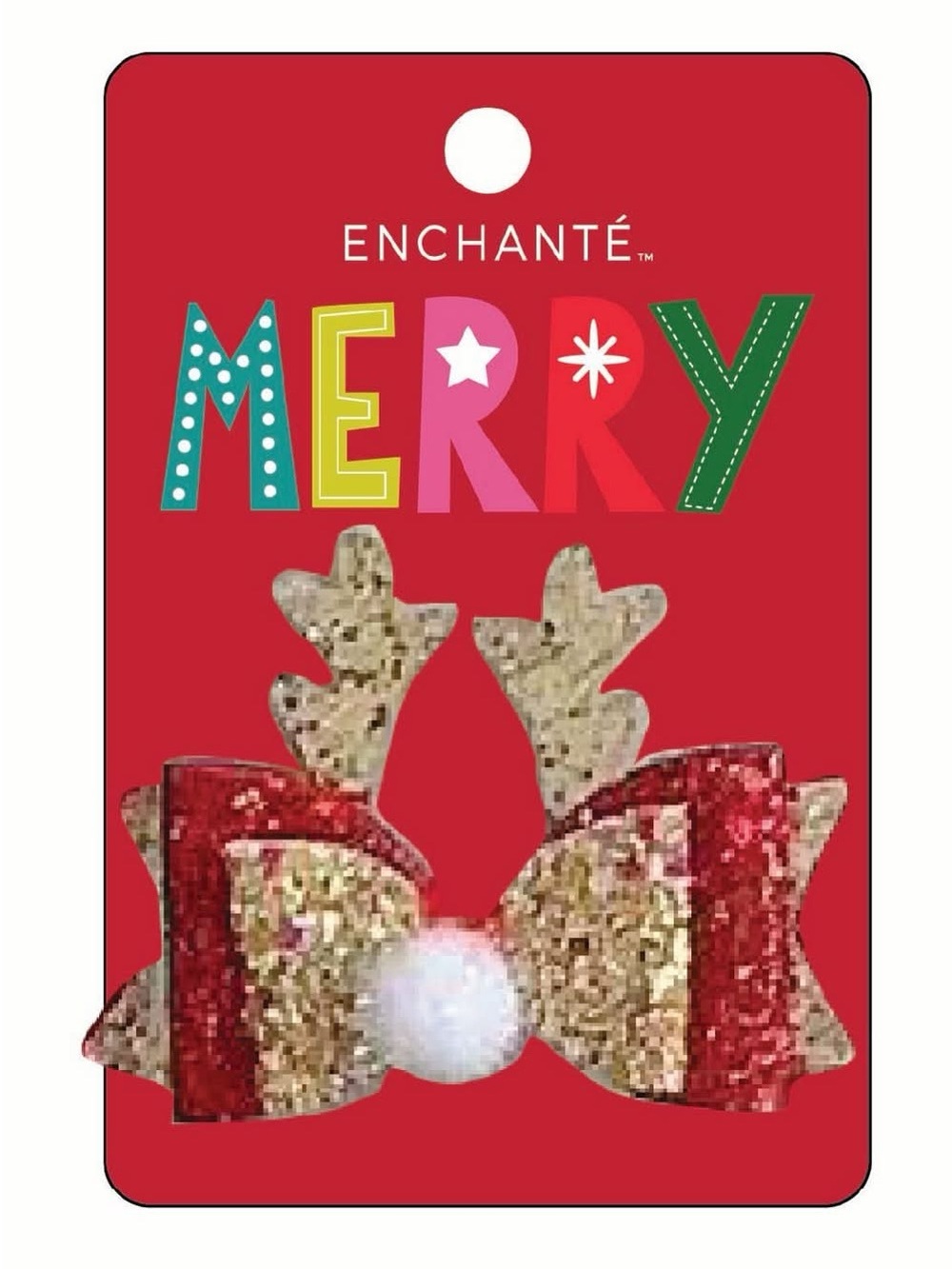 Christmas Reindeer Hair Bow 
C2